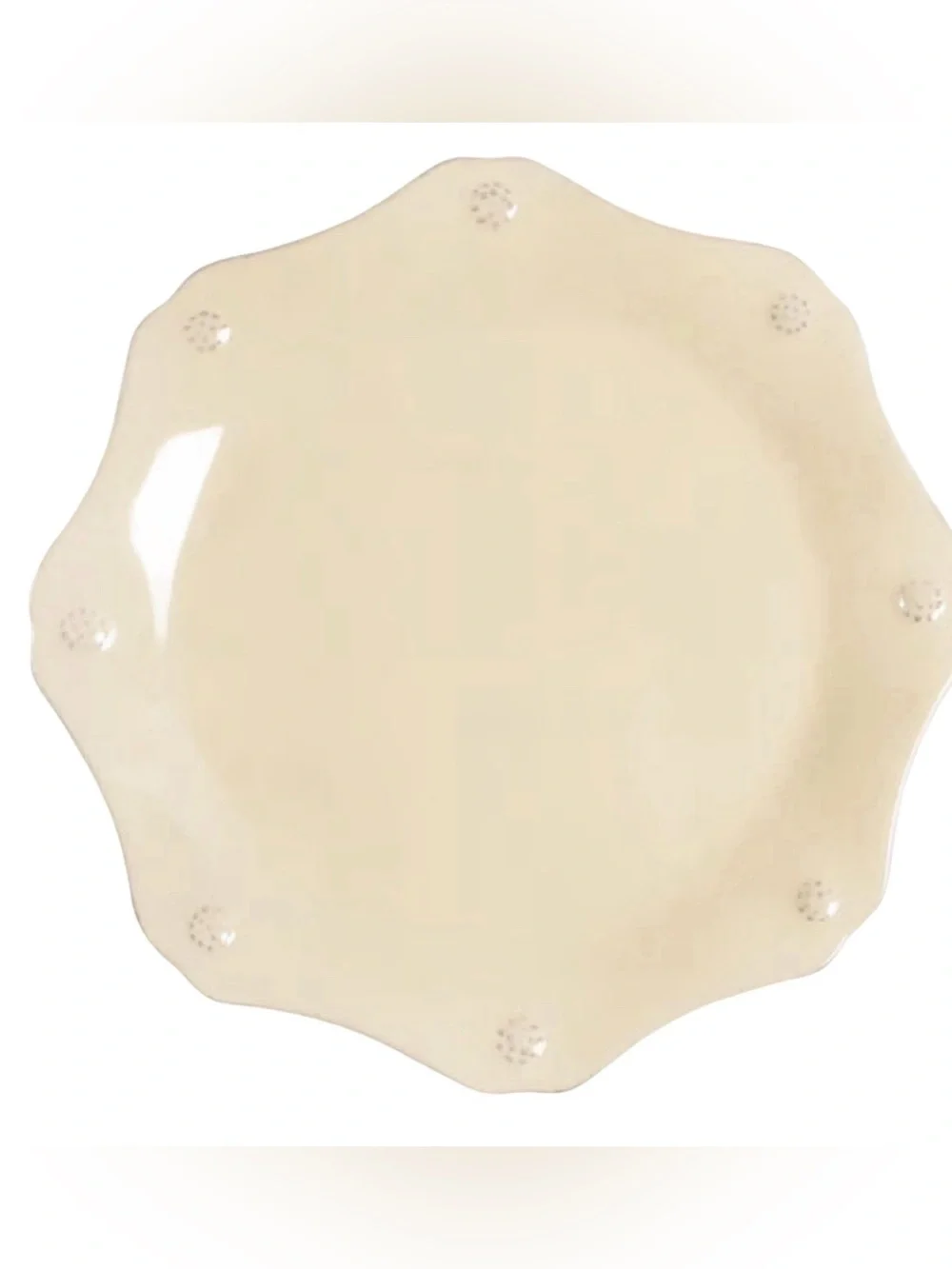 Juliana Berry and Thread Butter Yellow/Off White Desset/Bread Plate NWOT